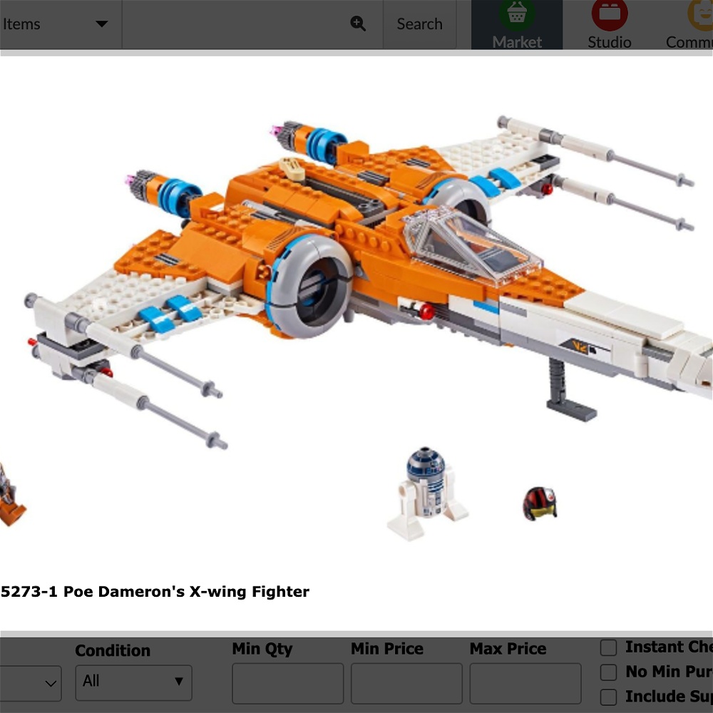 Poe Damerons Xwing Fighter